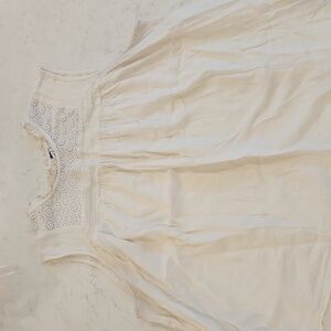 Ivory Sleeveless Blouse